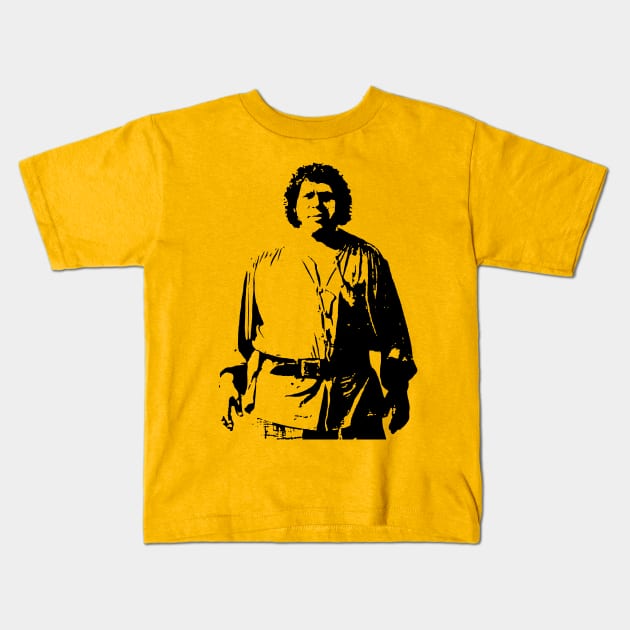 Andre The Giant Black And White Kids T-Shirt by ANDREANUS